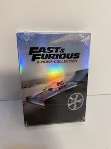 Fast & Furious: 8-Movie Collection (DVD) Paul Walker, Vin Diesel, Dwayne Johnson - Imagen 1 de 2