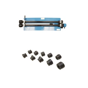 Bead Roller Rotary 6 Dies Set Machine Clamp Bench Vise Steel Sheet Metal Rolling - Picture 1 of 4