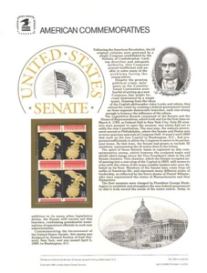 #329 25c United State Senate #2413 USPS Commemorative Stamp Panel - Picture 1 of 1