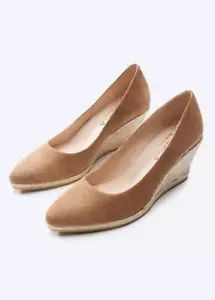 Viscata Roses Suede Ash Grey Navy, Mocha, Garnet, Camel. EUR Size 36, 37, 38. - Picture 1 of 14