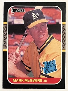 1987 DONRUSS MARK MCGWIRE #46 RATED ROOKIE OAKLAND ATHLETICS A’S 4 - Picture 1 of 2