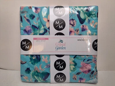 Michael Miller Fabrics - Crystal Gardens (42 PCS/10" x 10") #Square0373 - New - Image 1 of 4