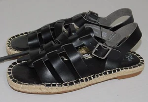 Damen-Fischer-Sandalen schwarz Riemen 6, 6,5, 7, 7,5 oder 8 Schnallen Memory Foam - Bild 1 von 6