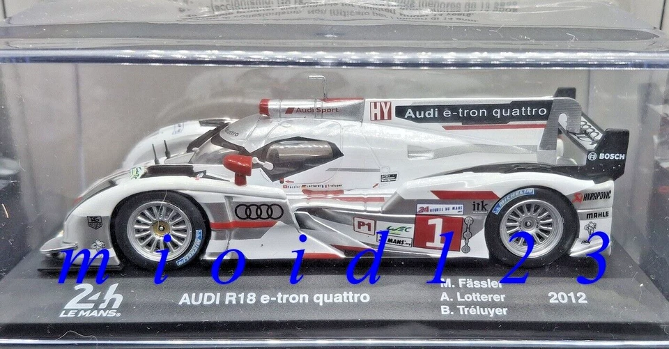 24h Le Mans 2012 - #1 AUDI R18 E-TRON quattro : Lotterer Fassler Treluyer - 1/43 - Immagine 1 di 1