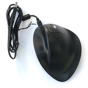 TESTED/WORKING HIPPUS NV Handshoe Mouse S2UB-LC Medium Right WIRED Black - Picture 1 of 3