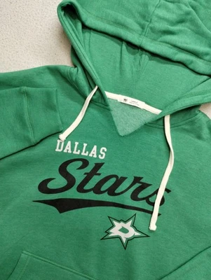 Толстовка с капюшоном Dallas Stars 47 большая мужская зеленая хоккейная толстовка НХЛ мягкая теплая повседневная - Изображение 1 из 4