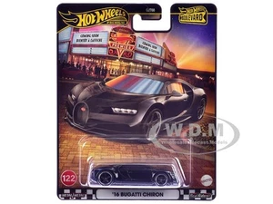 2016 BUGATTI CHIRON BLACK DIECAST MODEL CAR BY HOT WHEELS JBL30 - Picture 1 of 1