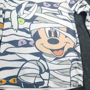 Mickey Mouse Kleinkind Kinder Halloween im Dunkeln leuchtend eng anliegender Pyjama Set Größe 5T - Bild 1 von 6