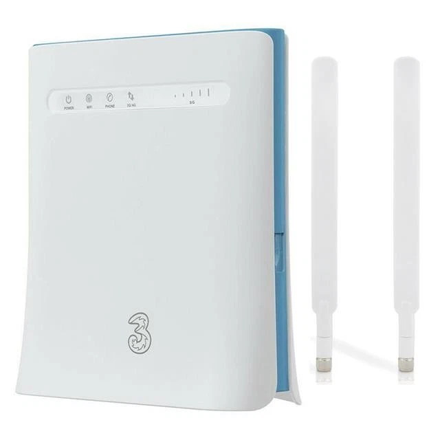 3 NETWORK ZTE MF286D 4G/LTE 600MBPS CAT12 WIFI ROUTER. RJ11 TEL PORTS BRIDGE MD - Image 1 of 4