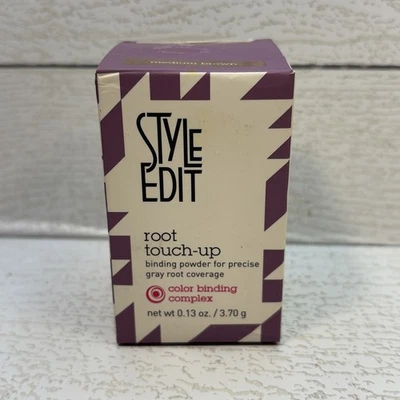 NUEVO estilo edición retoque raíz para cobertura precisa de raíz gris 0,13 OZ MARRÓN MEDIO Foto 1 de 3