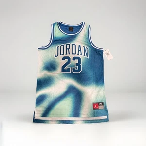 Nike Jordan Kid's Printed 23 Jersey 95C655-U1R Industrial Blue Size XL - Picture 1 of 8