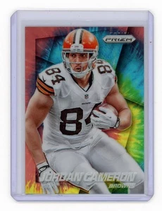 2014 Panini Prizm Jordan Cameron Tie-Dyed Prizm #/25 Cleveland Browns - Picture 1 of 2