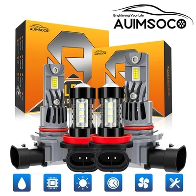 For Toyota RAV4 2016 2017 2018 - Kit LED Headlights High Low Beam FogLight Bulbs - Image 1 of 4