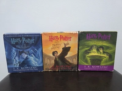 Harry Potter Collection Audio CD Set Books JK Rowling & Jim Dale Unabridged Foto 1 de 4