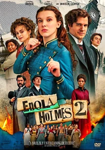 Enola Holmes 1 & 2 2020 - 2022 DVD Classic Movies - Picture 1 of 6