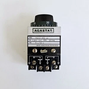 Agastat 7012PDM Timing Relay 7000 Series 120VDC 5-50s - Picture 1 of 9