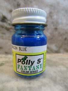 FLOQUIL POLLY S SCALE MODEL and FANTASY COLORS PAINT .5oz .5 OUNCE - DRAGON BLUE