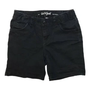 Cat & Jack Shorts Black Midi Rise Super Stretchy Adjustable Girls Large 10-12 - Picture 1 of 7