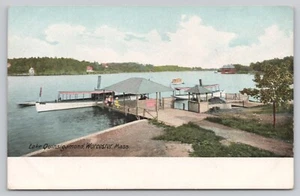 Lake Quinsigamond Worcester Massachusetts Postcard Unposted Undivided Back - Picture 1 of 2