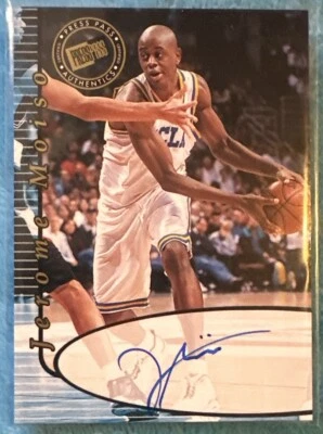 Jerome Moiso UCLA Basketball Press Pass Autograph Auto Rookie Card John Wooden - Image 1 of 2