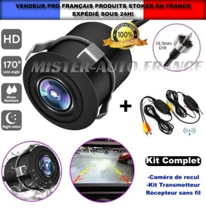 Caméra de Recul ★Vision Nocturne HD ✅Aide Stationnement Transmetteur Recepteur + - Foto 1 di 12