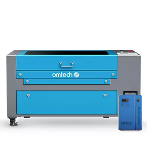 OMTech 60W 24x16 Inch CO2 Laser Engraver Cutter with CW-5202 Water Chiller - Picture 1 of 8