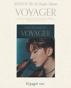KIHYUN MONSTA X 1st Single Album VOYAGER Voyager Ver CD+Book+P.Card+Sticker+Gift - Imagen 1 de 11