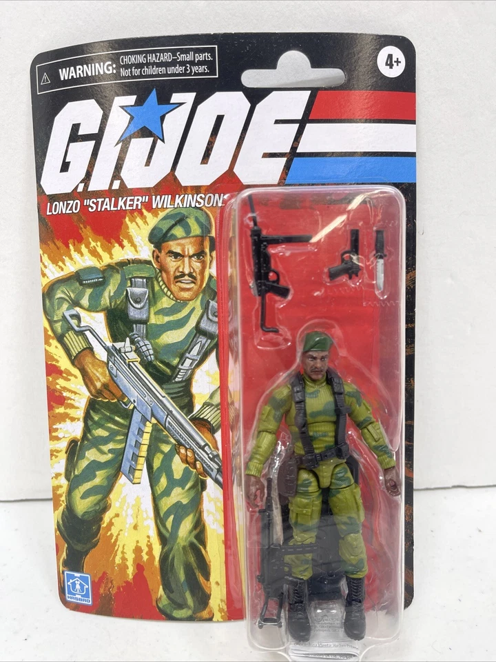2021 GI Joe Retro Lonzo STALKER Wilkinson Walmart 3.75" Hasbro