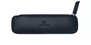 FUNDA DOBLE DE CUERO NEGRA CRUZADA - BOLÍGRAFOS INCOMPARABLES Y DE TODOS LOS TAMAÑOS $80 EN CAJA DE REGALO - Imagen 1 de 2