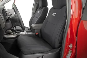Rough Country Front & Rear Neoprene Seat Covers for 22-24 Nissan Frontier- 91058 - Picture 1 of 4