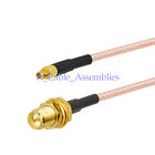 Rp Sma Female Bulkhead To Mmcx Male Jumper Pigtail Cable Rg316 20Cm 8" Wireless
