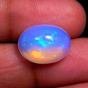 AAA Quality Natural Ethiopian Opal Cabochon Loose Gemstone Big Size 5.3Cts - Picture 1 of 3