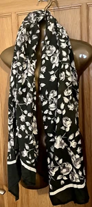 laura ashley- large lightweight scarf floral approx x 60 x 33" plus 2 others - Picture 1 of 14
