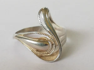 Beautiful Women's Silver 925 Ring Ukraine 19.5mm / 9.5US 4.3 gr - Picture 1 of 16