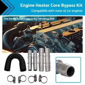 Car Engine Heater Core Bypass Kit 5/8in 3/4in Hose Fitting Aluminum For Most - Picture 1 of 9