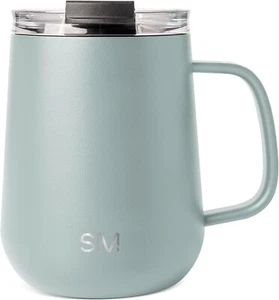 Simple Modern Travel Coffee Mug with Lid and Handle | 12oz, -Sea Glass Sage - Picture 1 of 1