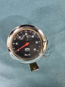 VINTAGE FARIA 6000 RPM TACÓMETRO TACÓMETRO TAZA GASSER HOT RAT ROD FORD CHEVY DODGE - Imagen 1 de 9