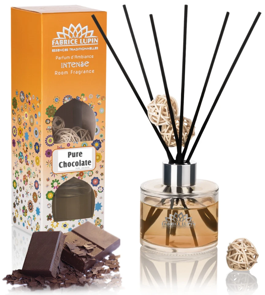 INTENSE Raumduft PURE CHOCOLATE 135ml Diffuser Schokolade Duft von FABRICE LUPIN