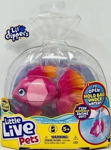 Little Live Pets Lil’ Dippers Marina Ballerina Pink Fish - Picture 1 of 2