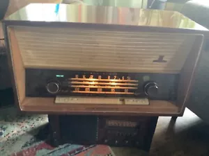 Vtg NORDMENDE TANNHAUSER C Tube AM/FM/SW 4 Speaker Stereo Tube Radio D 338 10187 - Picture 1 of 14