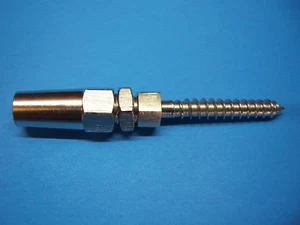 Accesorio de barandilla de cable de acero inoxidable 316 para cable de 3/16 - Imagen 1 de 1