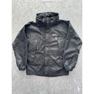 Marmot Kids S Black Rain Jacket/ Windbreaker Outerwear  - Picture 1 of 8