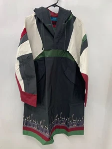 Umamiism Herren L Automne Hiver 2018-19 Hexenmuster Regen Trenchcoat Kapuzenjacke - Bild 1 von 7