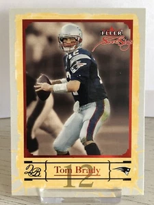 Tarjeta Fleer Sweet Sigs 2004 Tom Brady New England Patriots #60 - Imagen 1 de 2