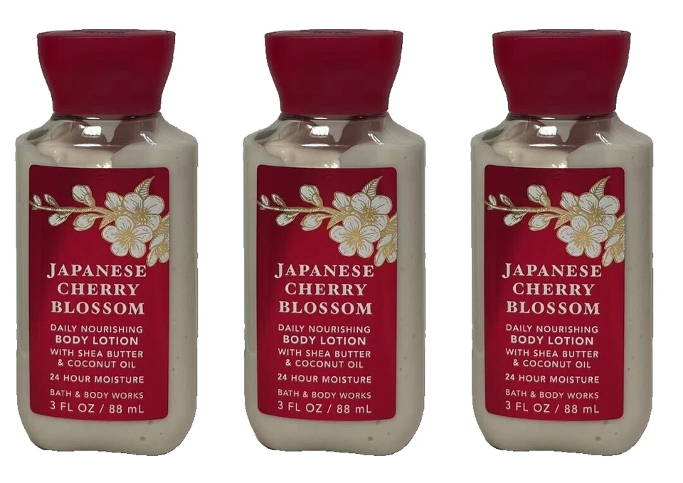 Loción corporal nutritiva 3 Bath & Body Works JAPANESE CHERRY BLOSSOM 3 OZ EA (592) Foto 1 de 1