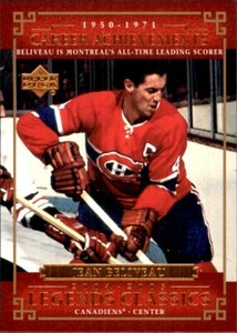 2004-05 UD Legends Classics #71 Jean Beliveau MONTREAL CANADIENS