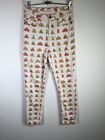 Gorman Women's Multicoloured Butterfly Denim Jeans Size 8 W26 inch Cotton
