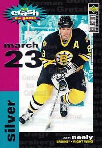 1995-96 Collectors Choice Crash The Game #14B Cam Neely