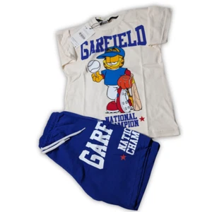 Garfield T-Shirt & Shorts, 2-3 Years - Picture 1 of 1