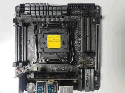 FOR ASROCK X299E-ITX/ac DDR4*4 LGA 2066 128GB Mini-ITX Motherboard Test OK - Image 1 of 4